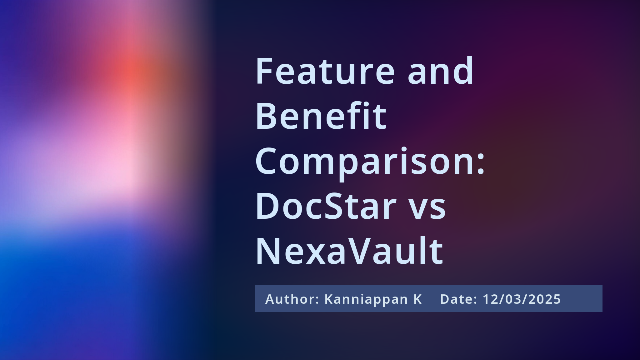 Feature and Benefit Compariso...