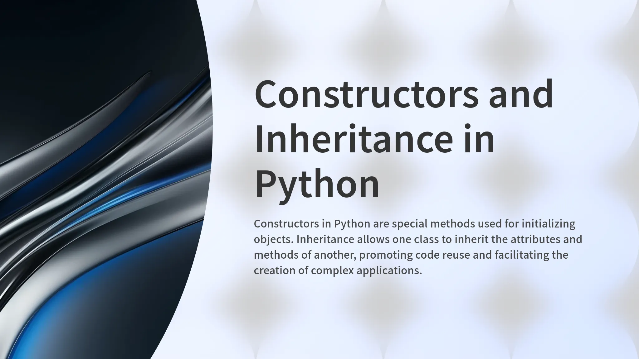 Constructors and Inheritance...