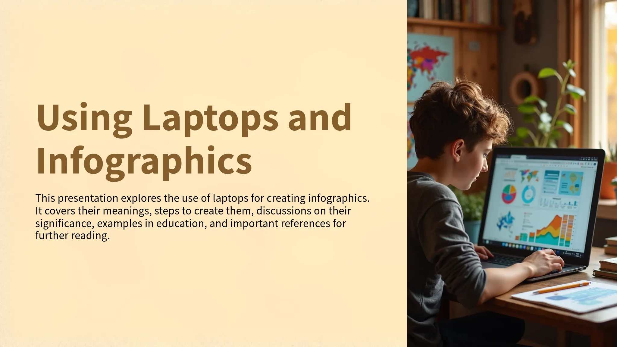 Using Laptops and Infographics