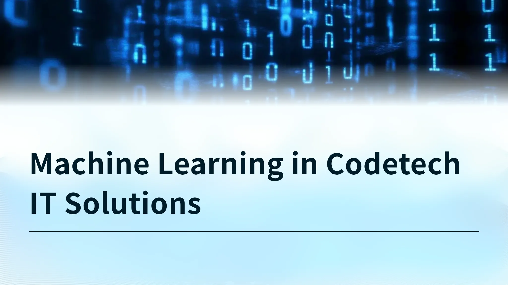 Machine Learning in Codetech...