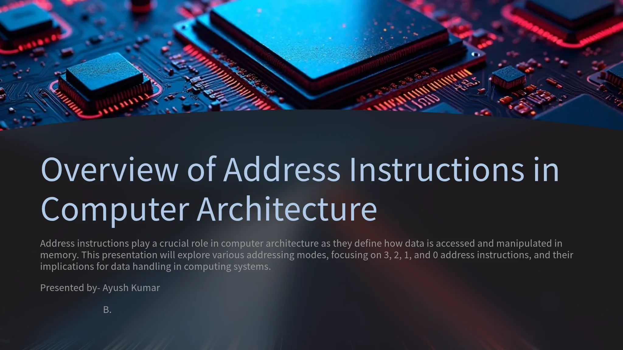 Module Address Cpu Overview of Address Instructi...