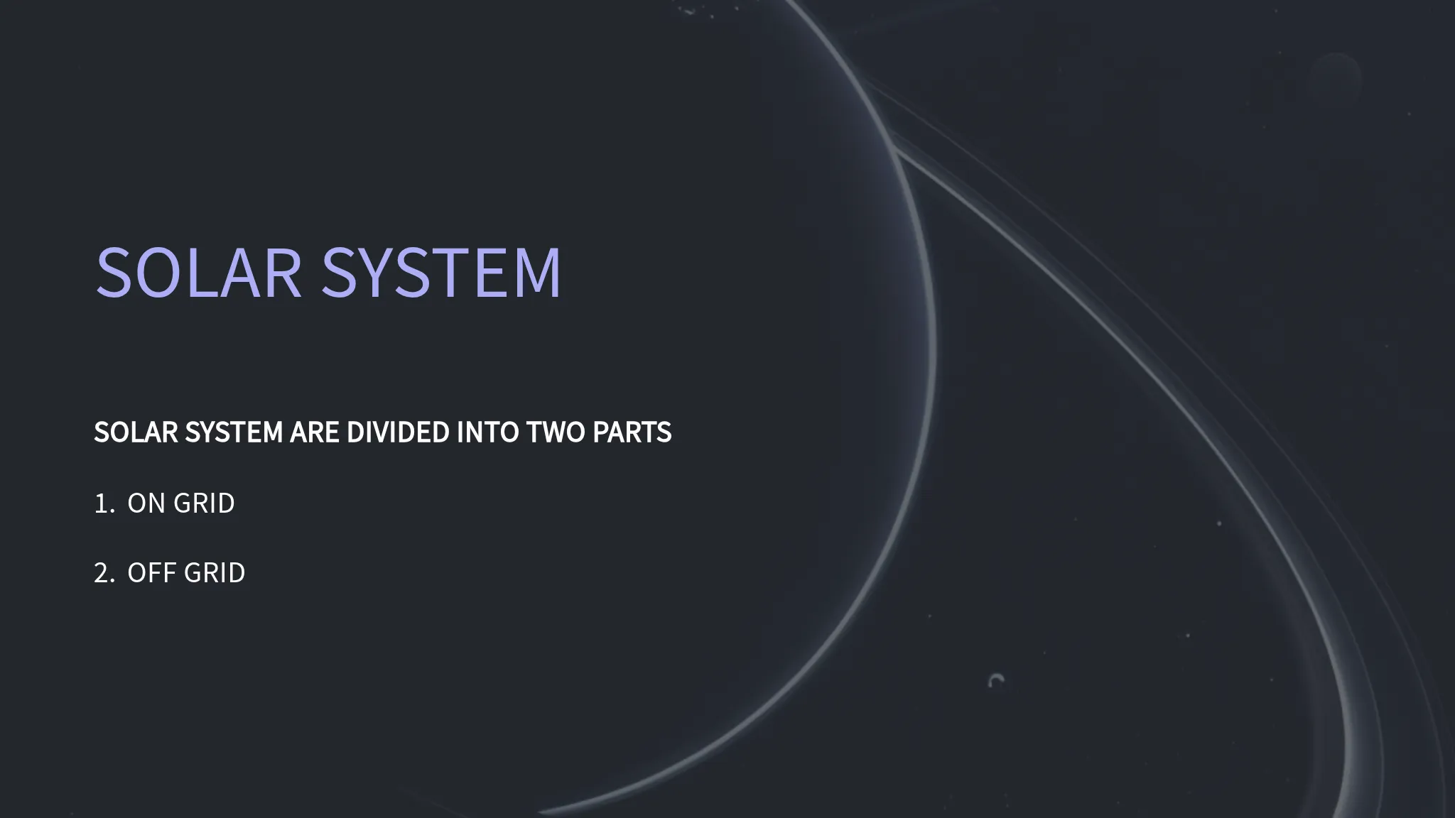 SOLAR SYSTEM
