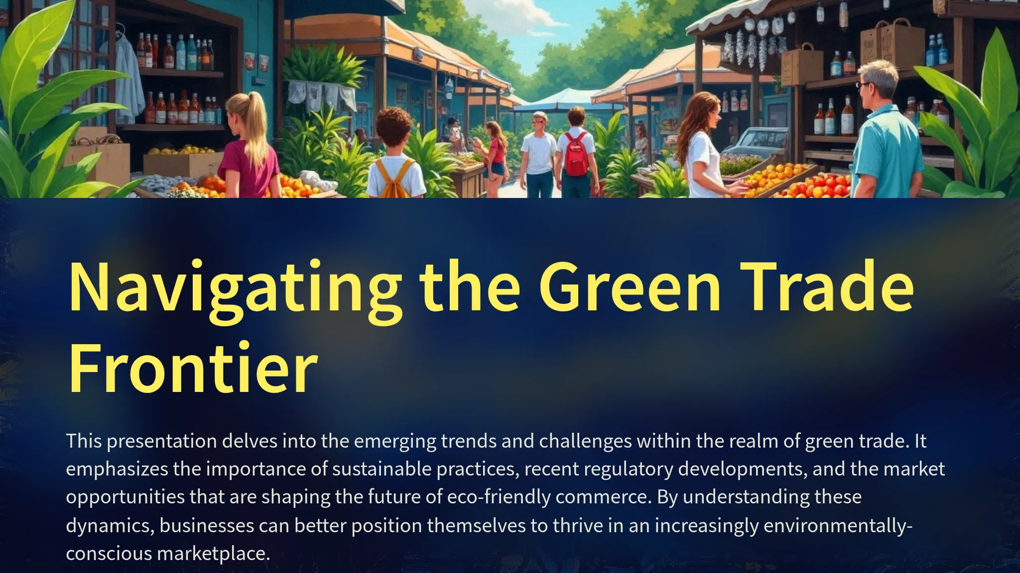 Navigating the Green Trade Fr...