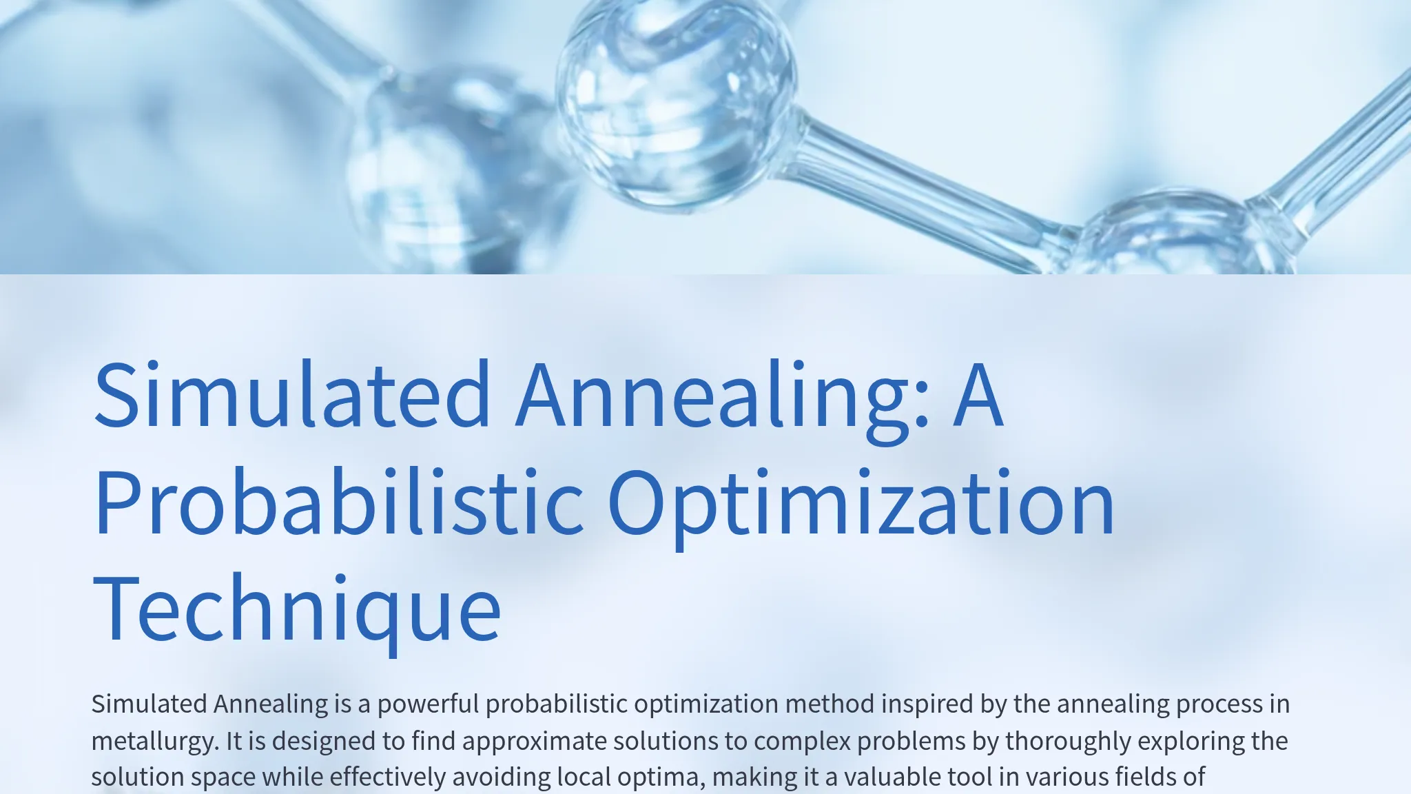 Simulated Annealing: A Probab...