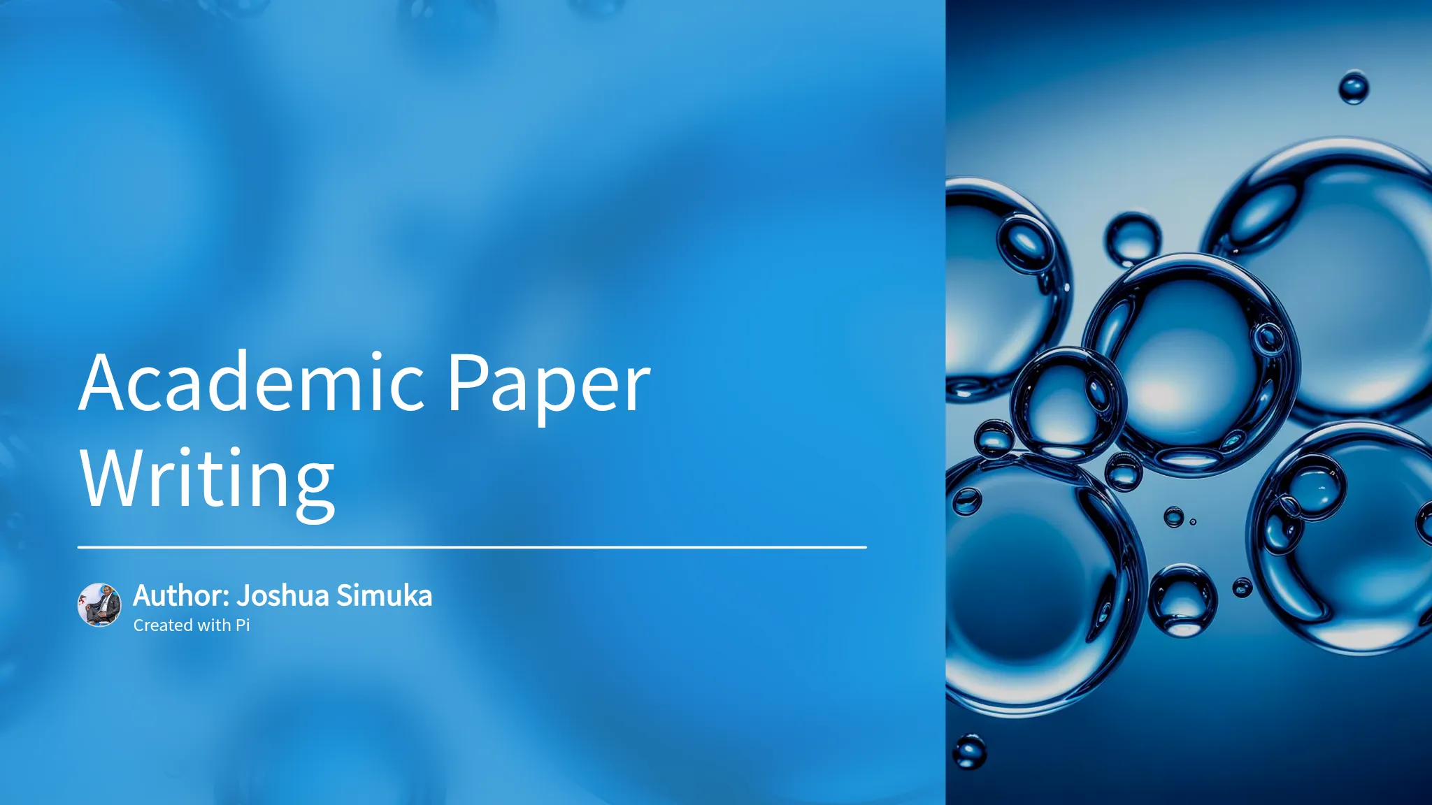Academic Paper Writing