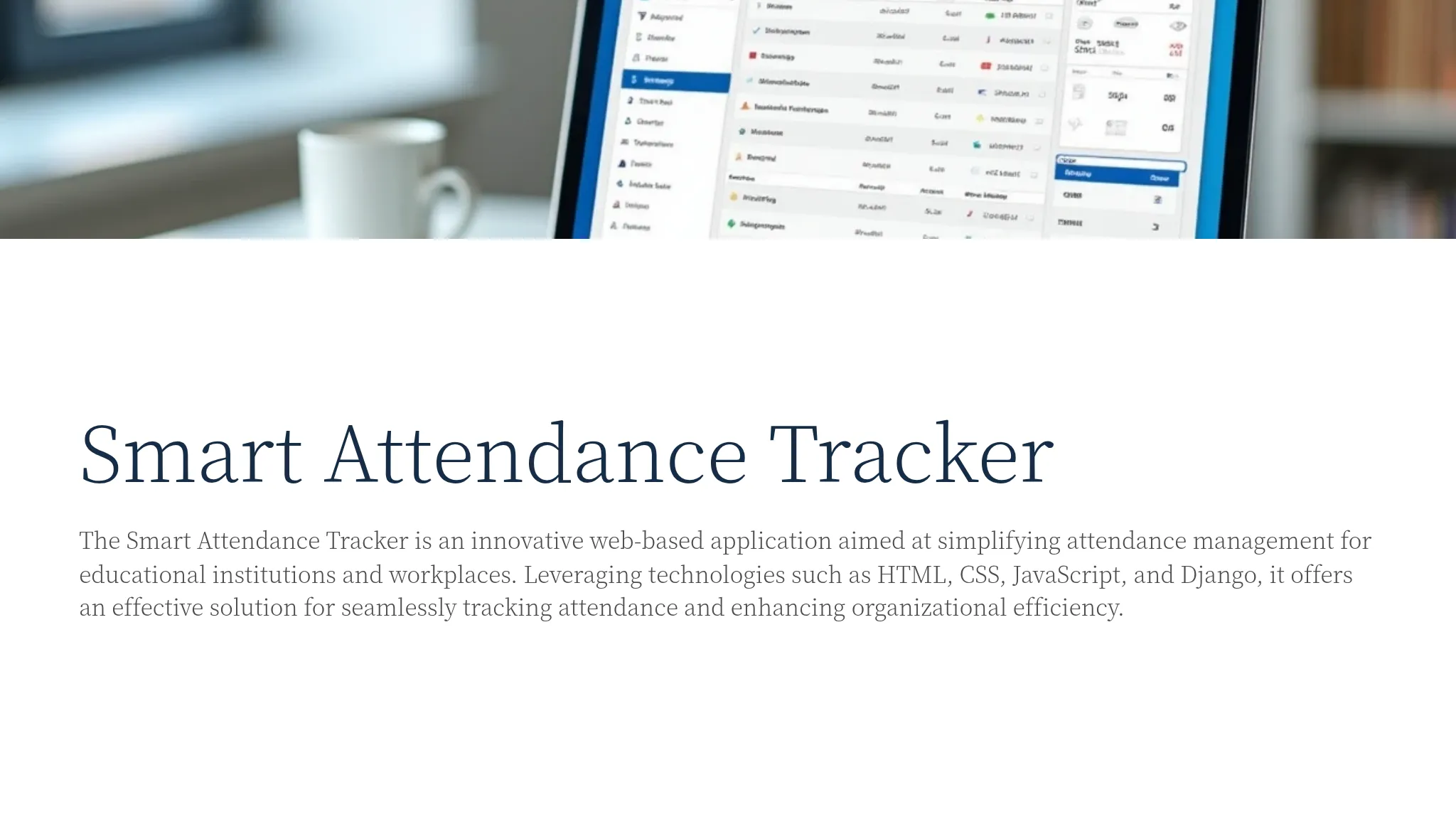 Smart Attendance Tracker