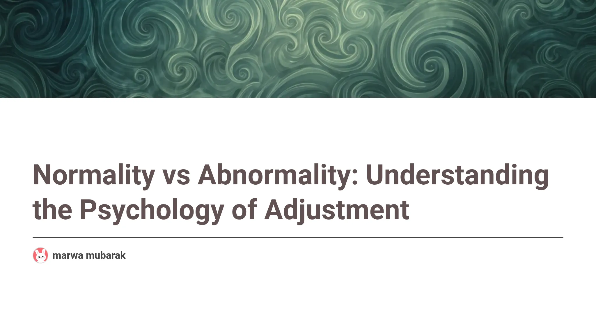 Normalcy Vs Normal Normality vs Abnormality: Und...