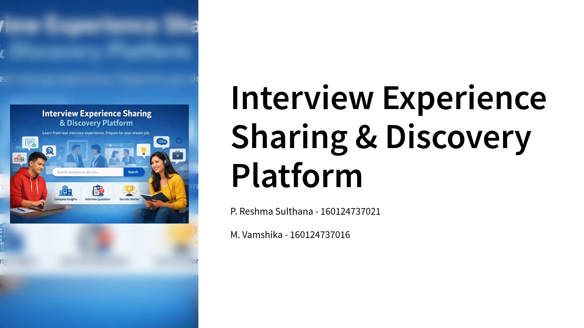 Interview Experience Sharing...