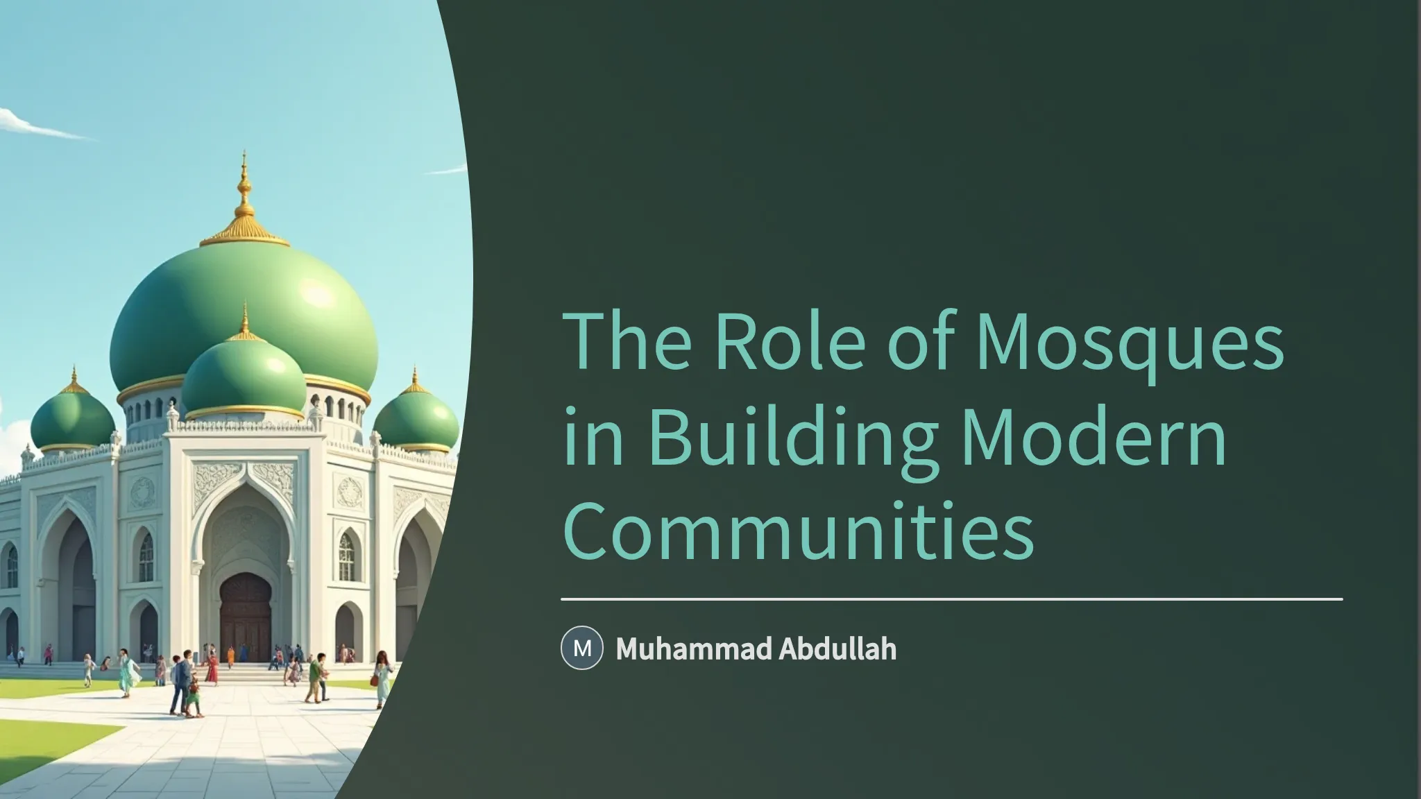 Who Build Mosque The Role of Mosques in Buildi...