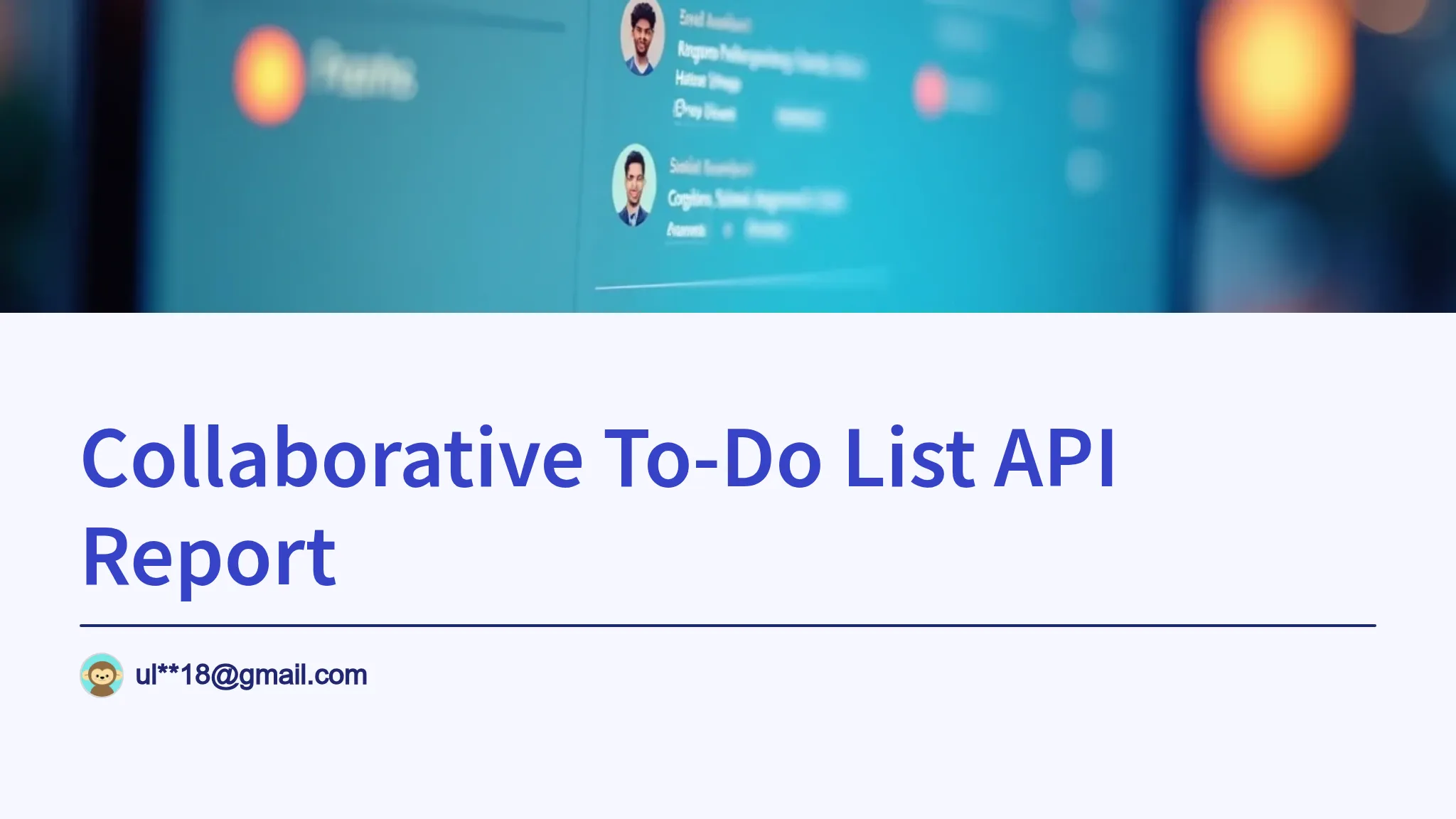 Collaborative To-Do List API...