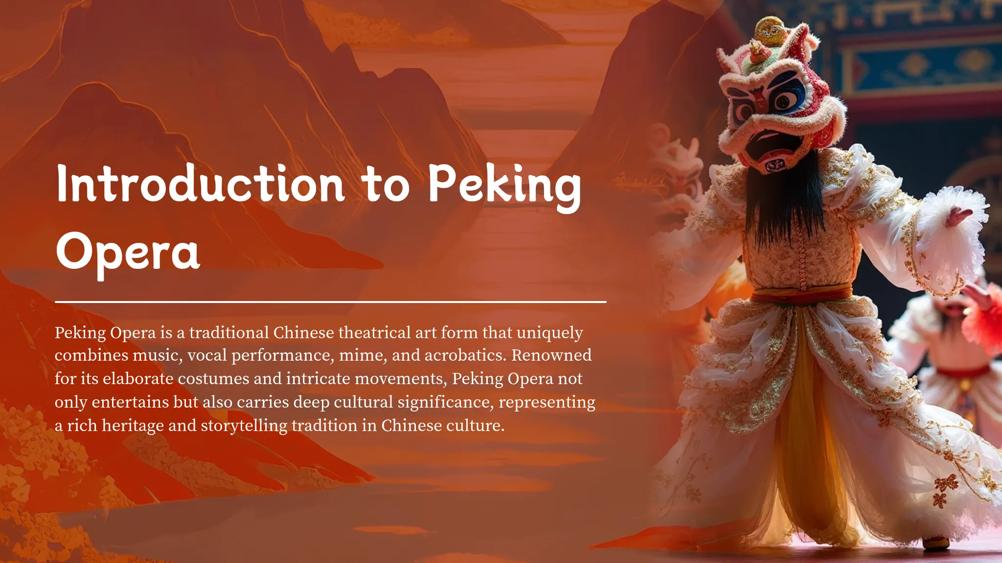 Introduction to Peking Opera