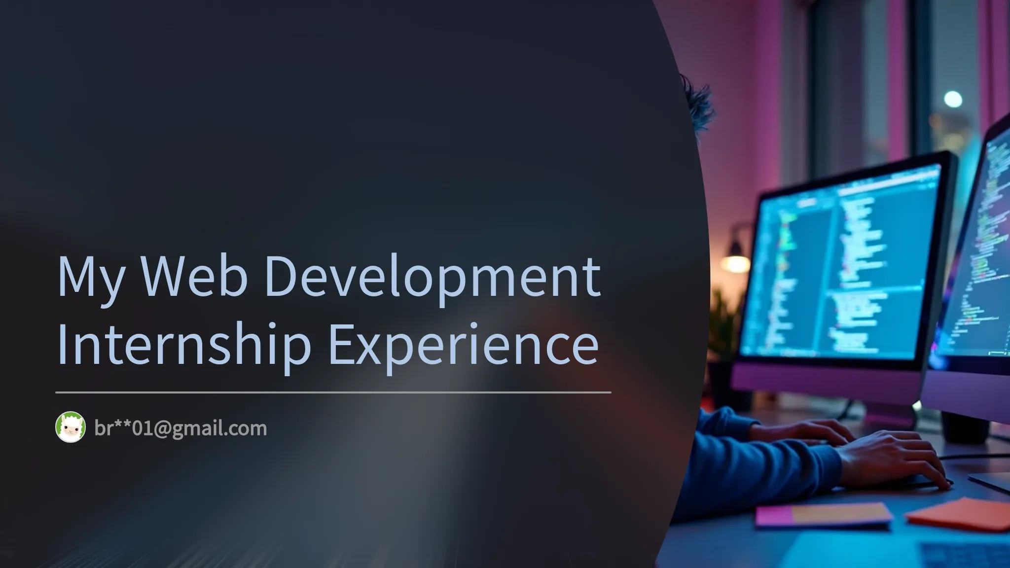 My Web Development My Web Development Internship...