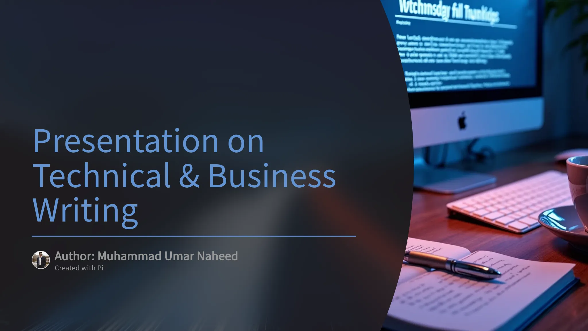 Presentation on Technical & B...