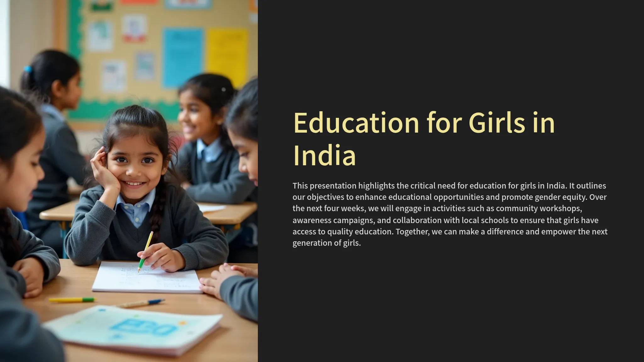 Education for Girls in India