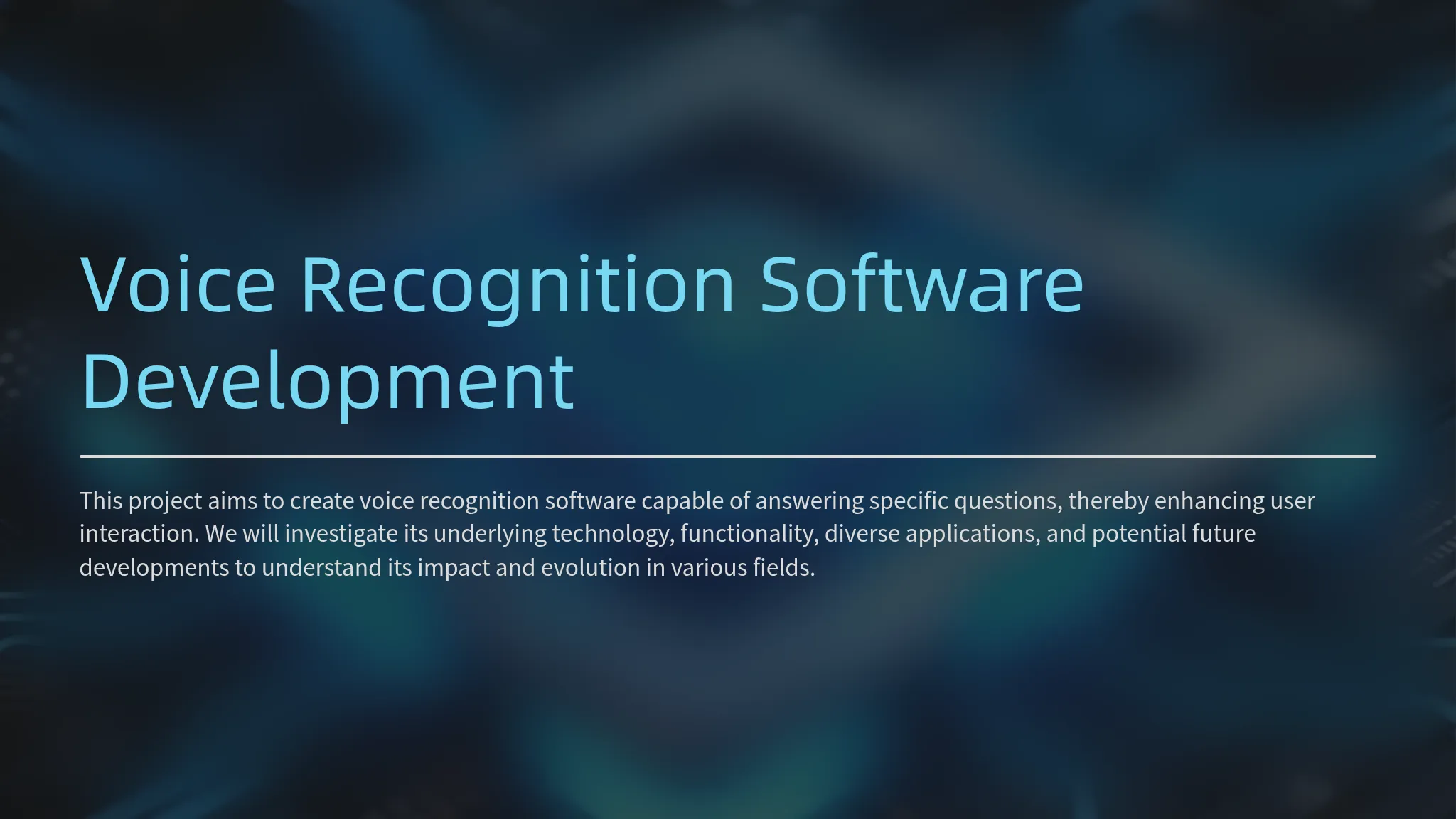 Voice Interaction Software Voice Recognition Software De...