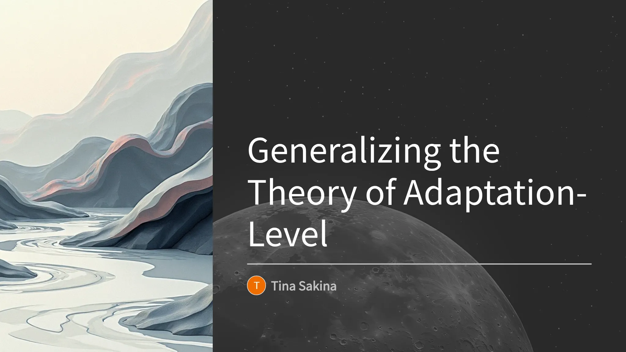 Generalizing the Theory of Ad...