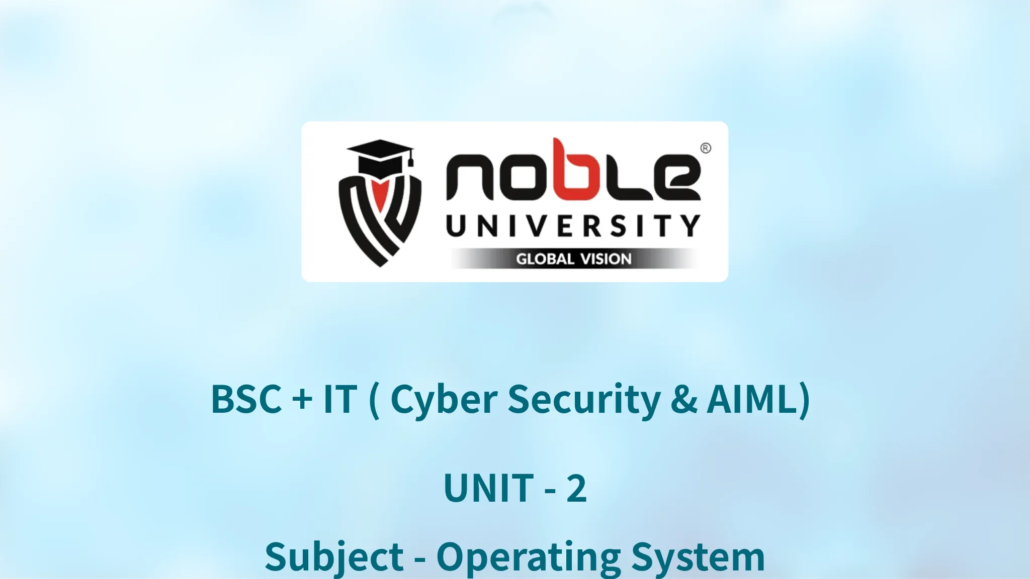 Process Management & CPU Sche...