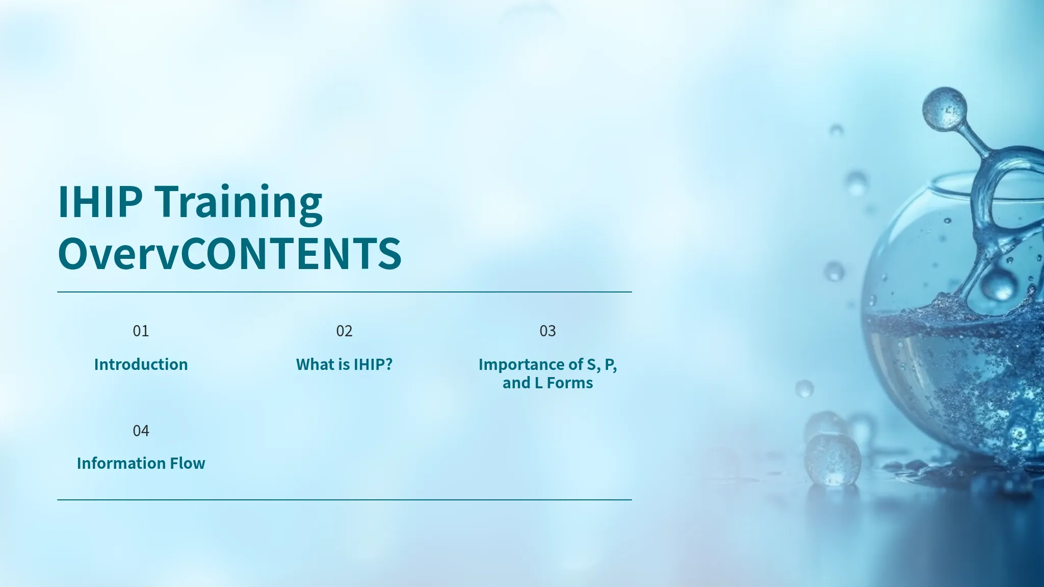 Iahip Inj IHIP Training Overview