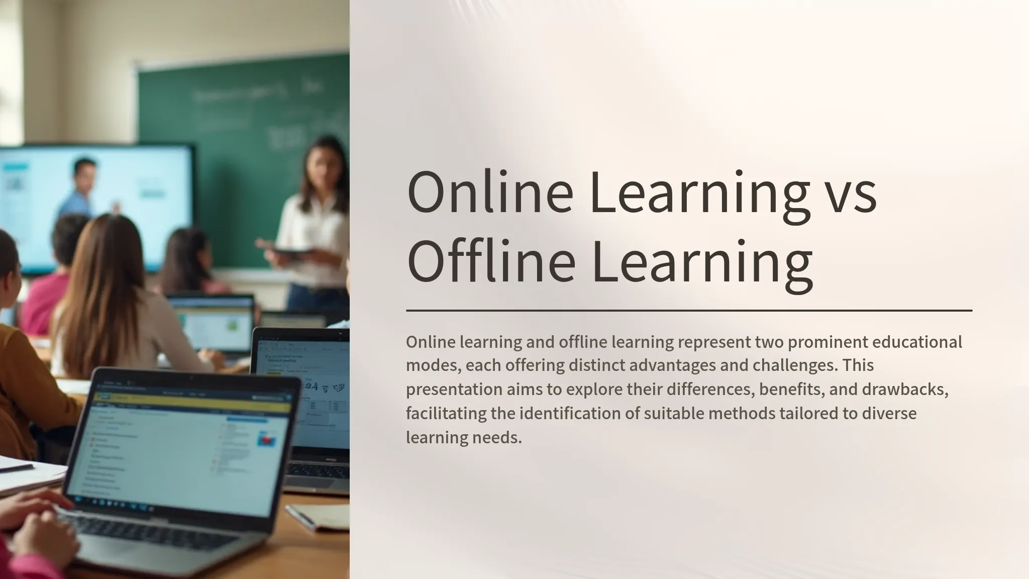 Online Learning vs Offline Le...