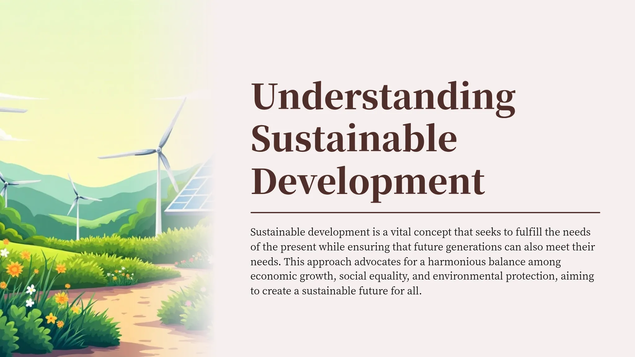 Understanding Sustainable Dev...