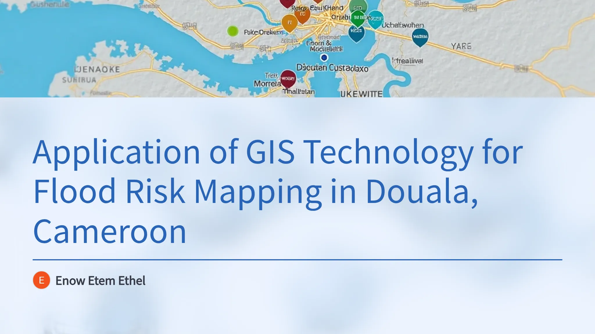 Application of GIS Technology...