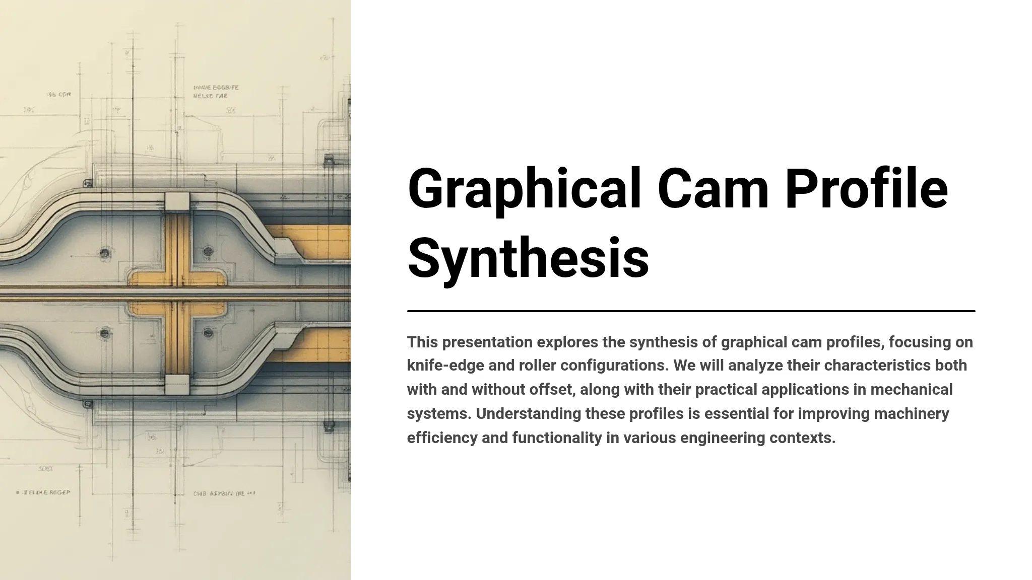 Graphical Cam Profile Synthesis