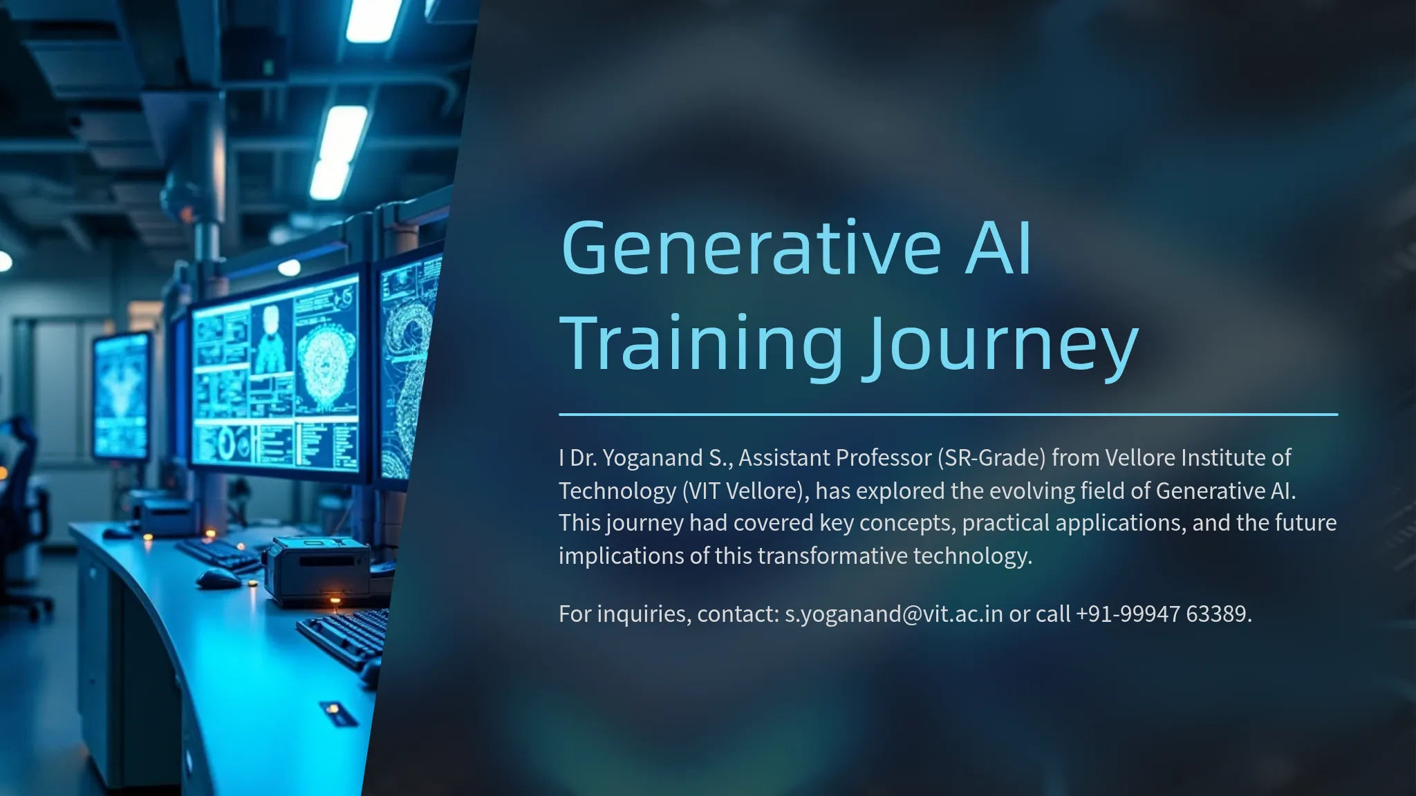 Generative AI Training Journey