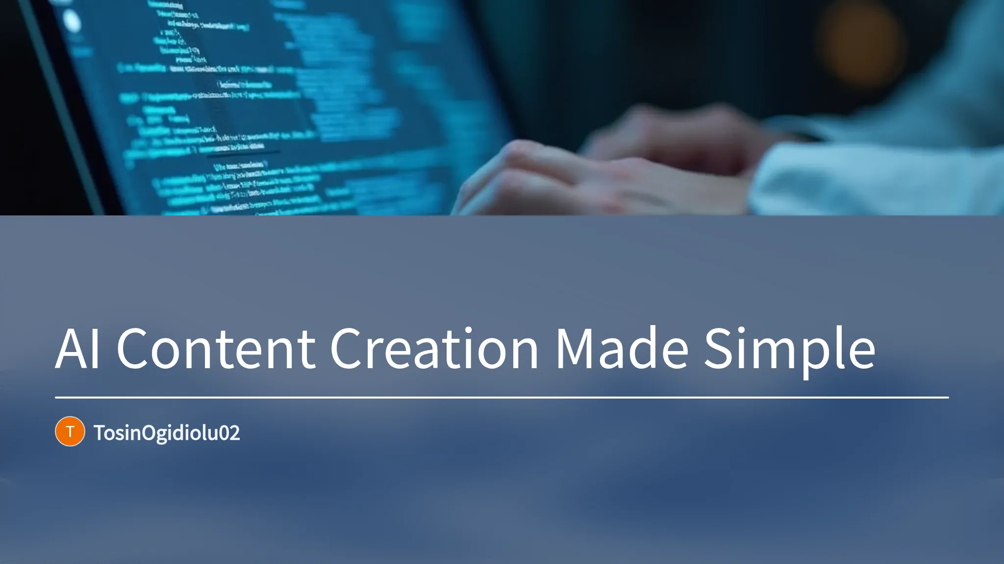 AI Content Creation Made Simple