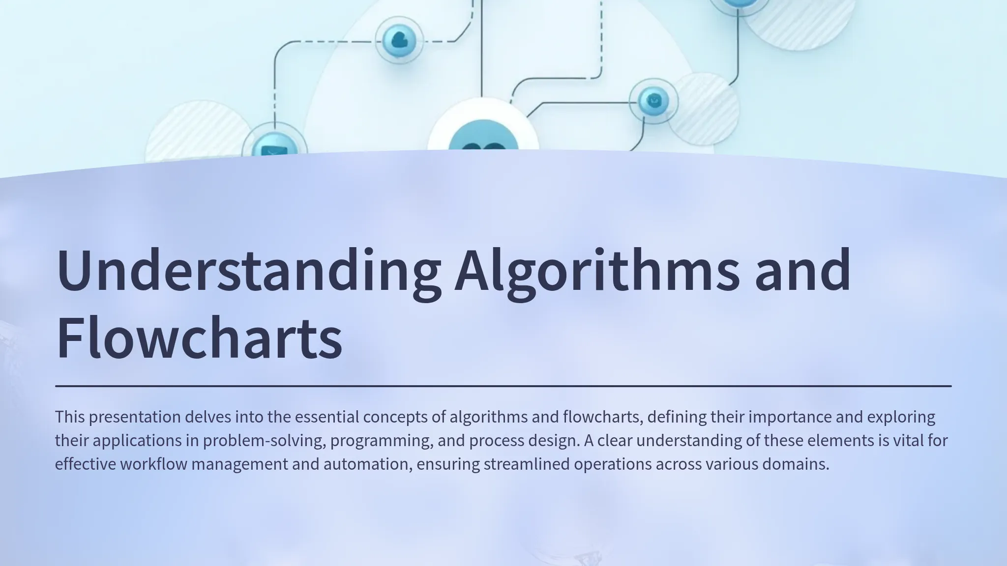 Understanding Algorithms and...