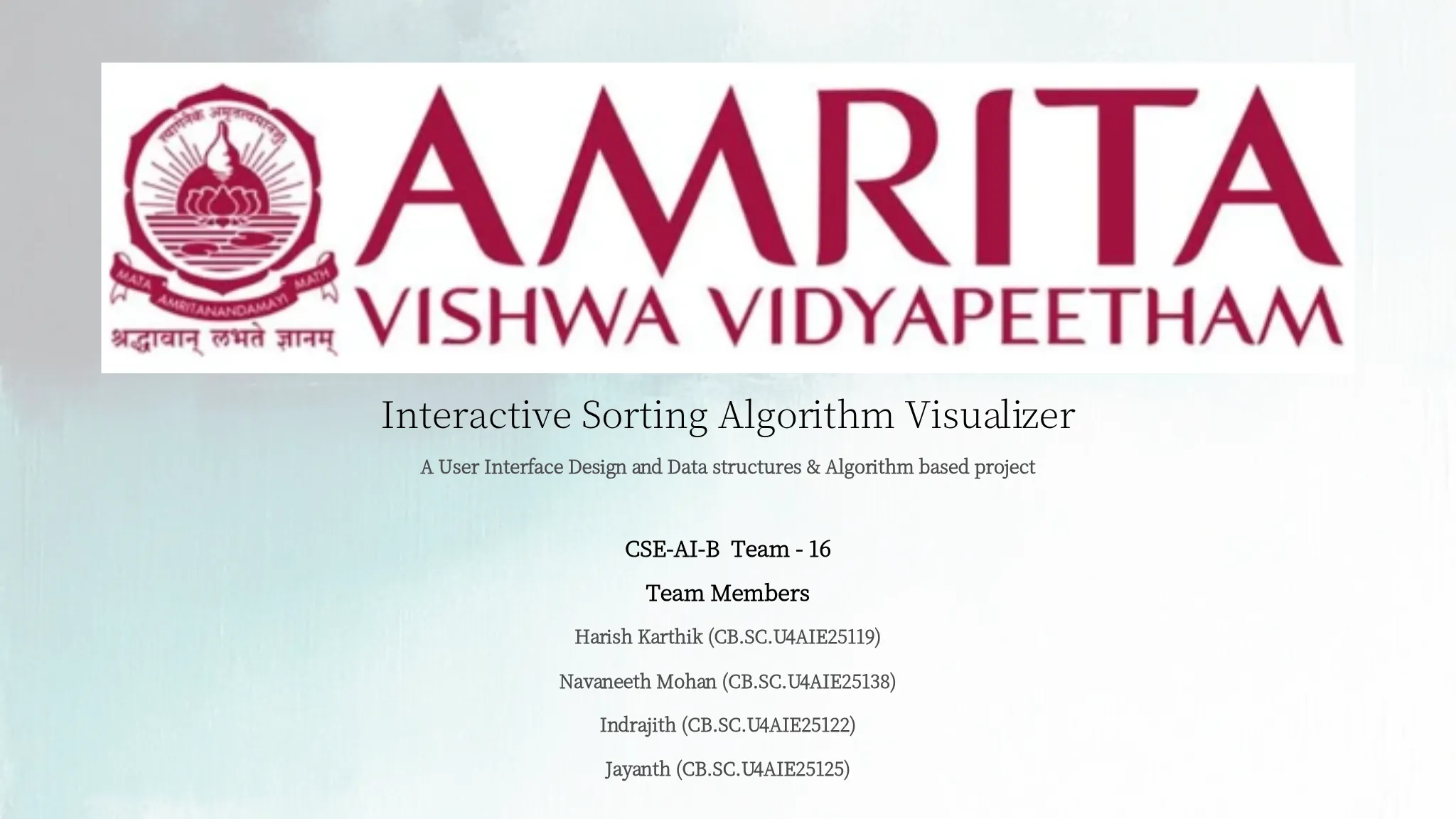 Interactive Sorting Algorithm...