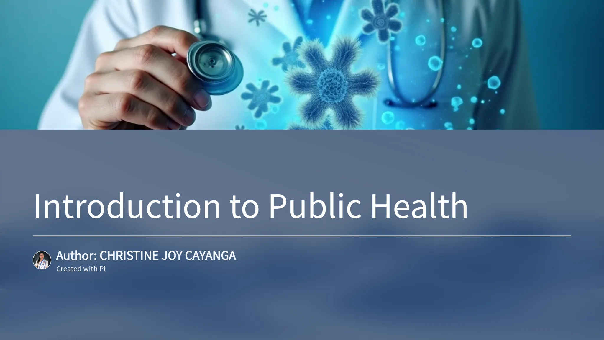 Introduction to Public Health