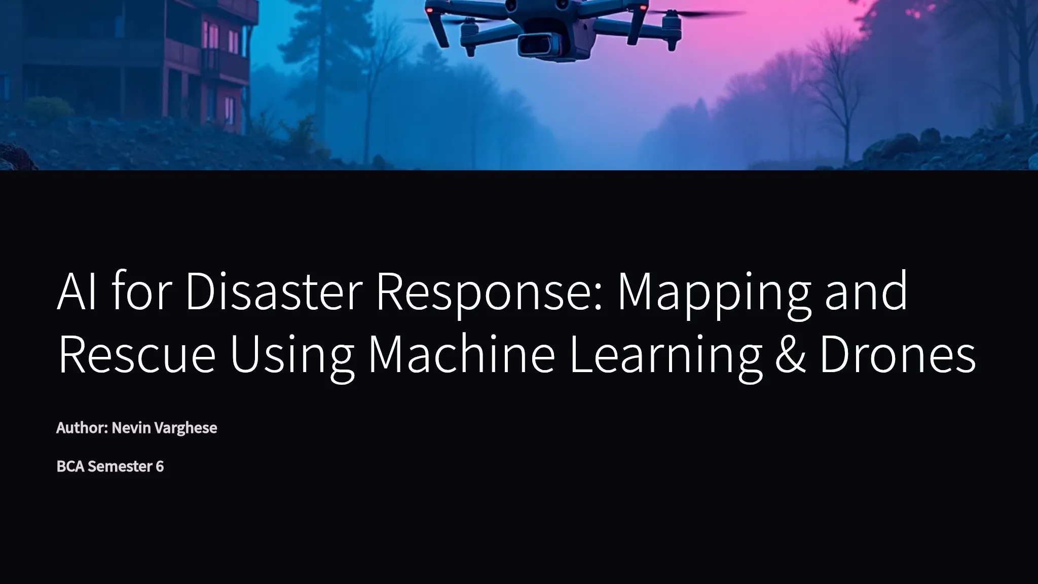 AI for Disaster Response: Map...