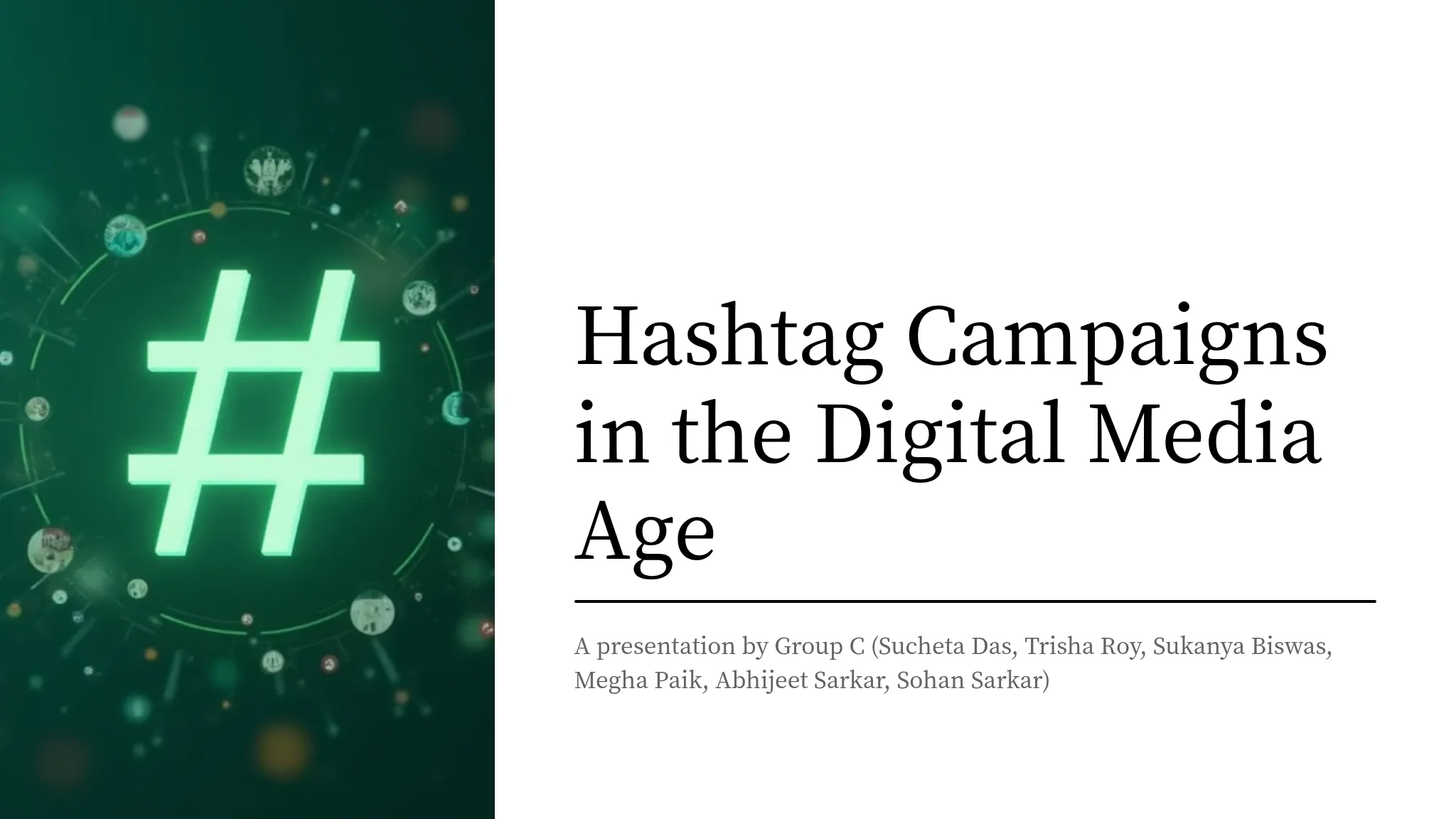 Hashtag Technology Hashtag Campaigns in the Digi...