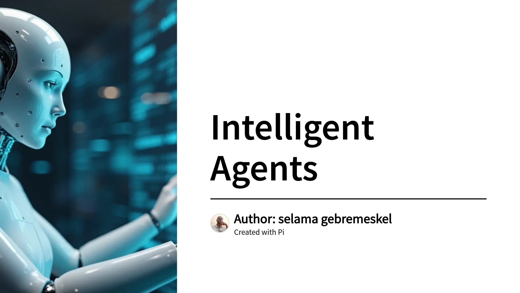 Intelligent Agents