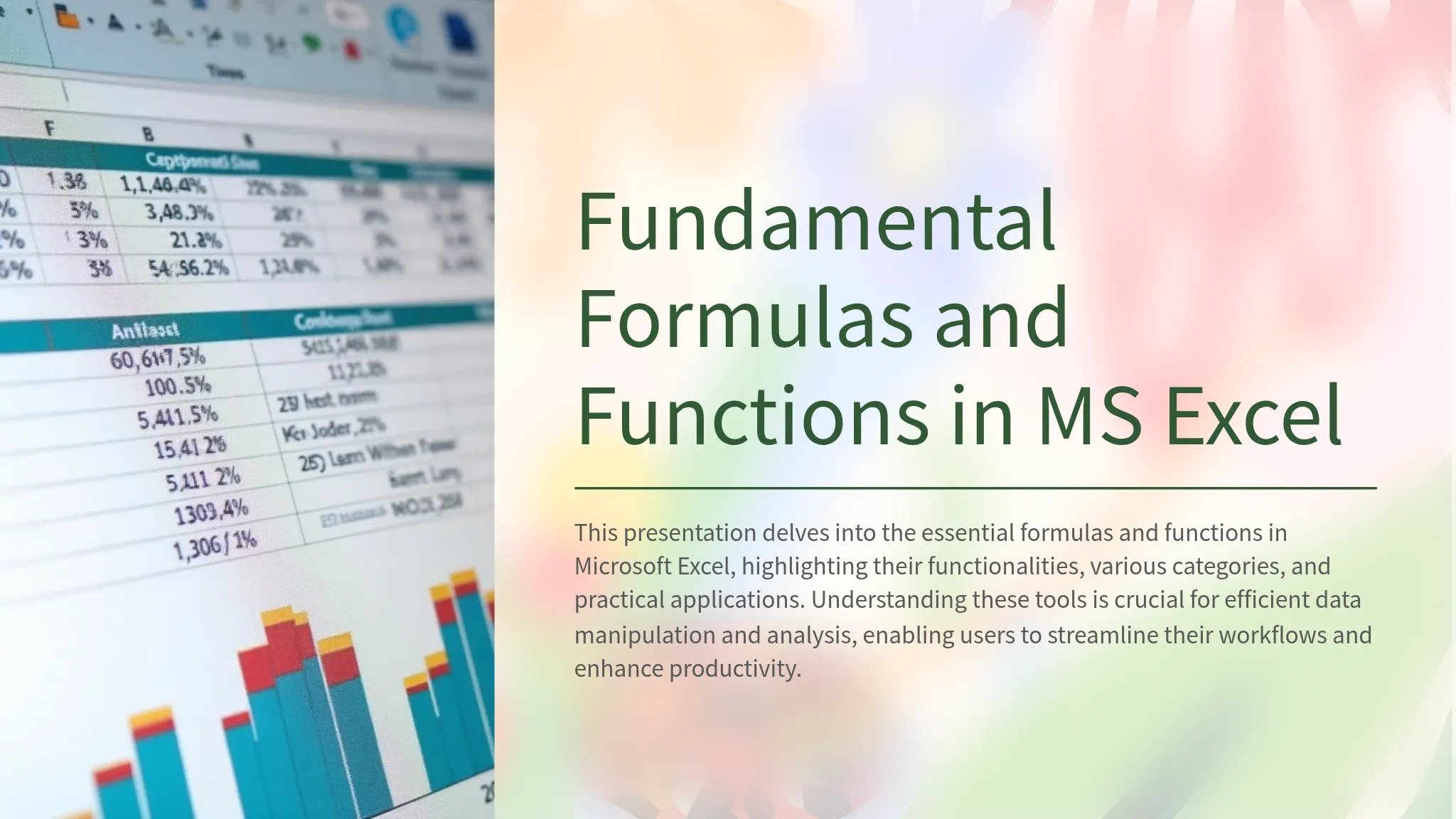 Fundamental Formulas and Func...