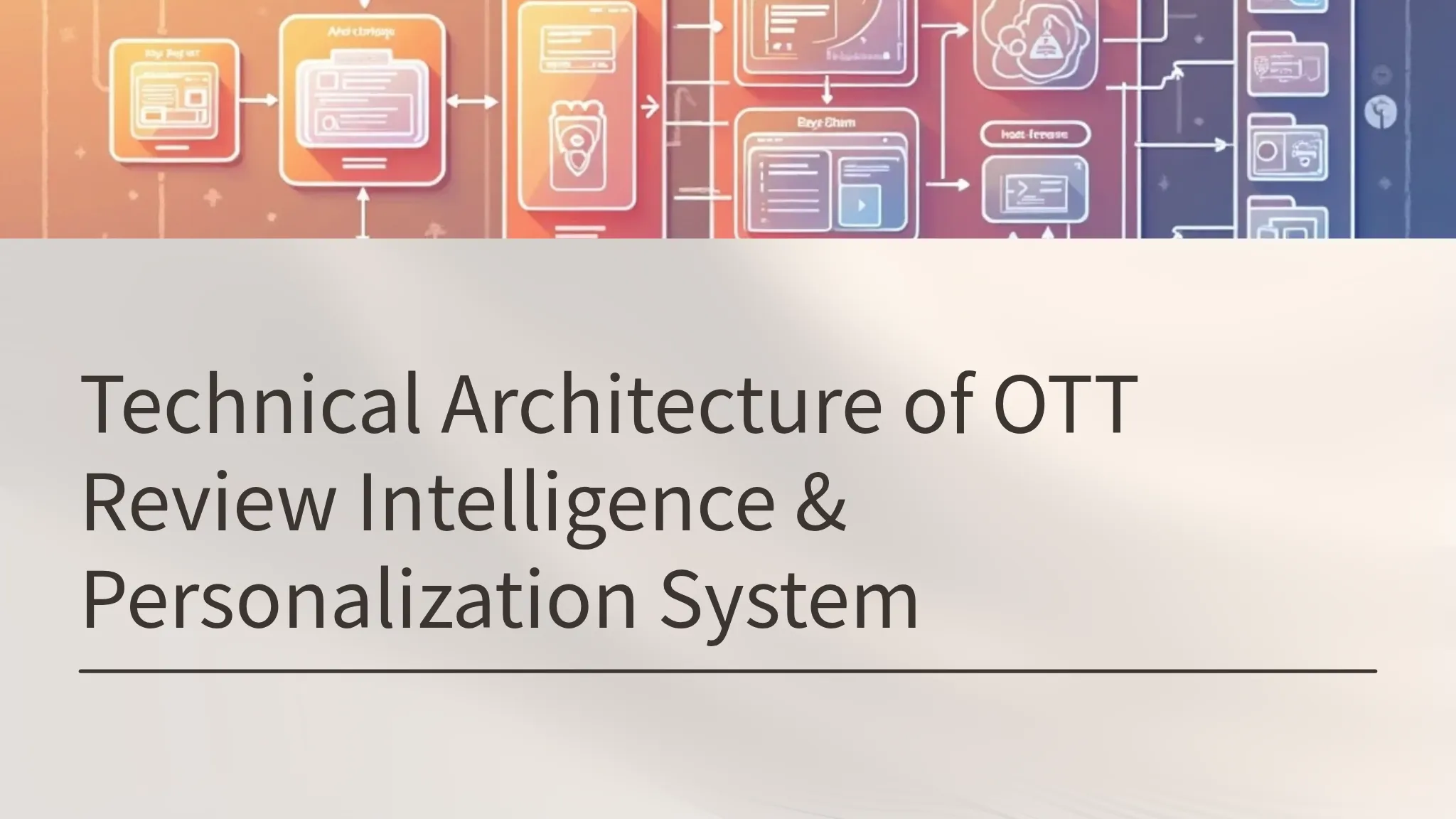 Ott Tech Stack Technical Architecture of OTT...