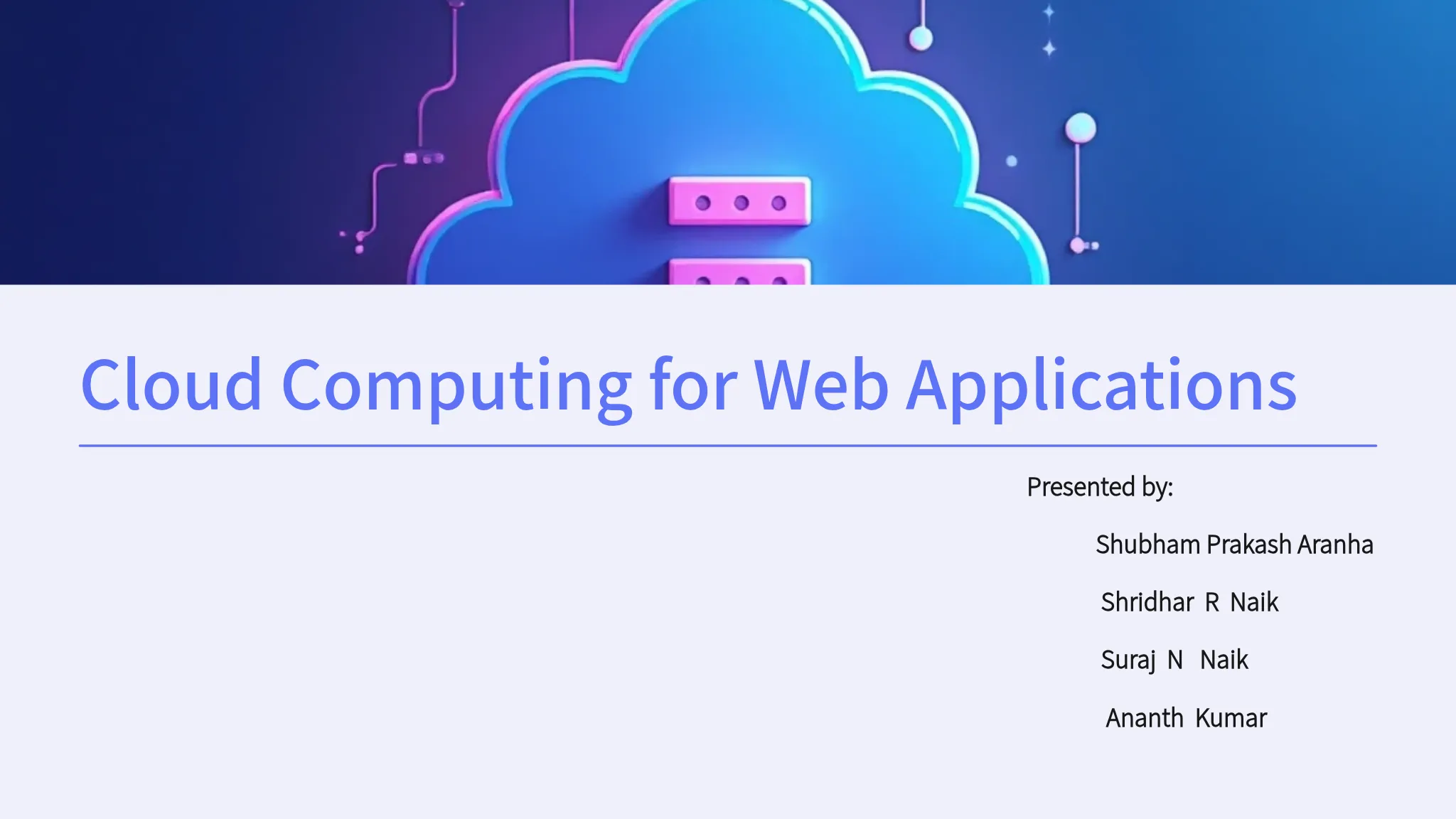 Cloud Computing for Web Appli...