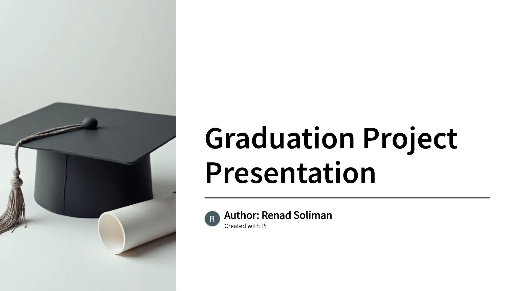 Graduation Project Presentation