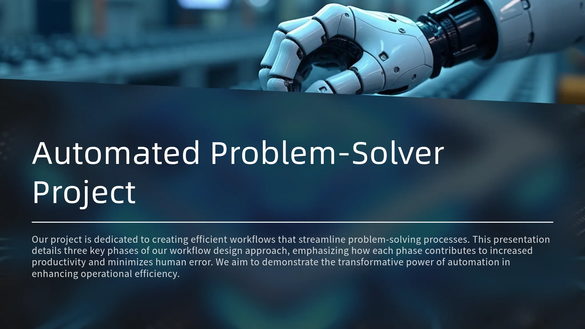 Streamlining Problem Solving Automated Problem-Solver Project