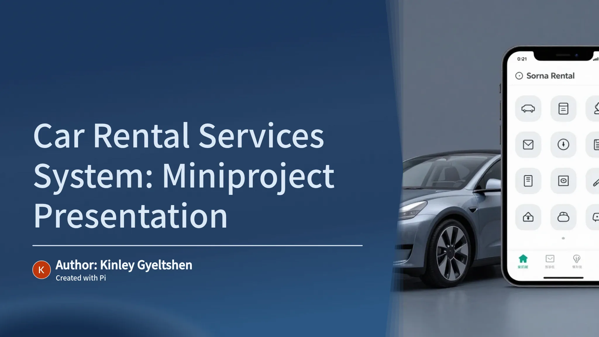 Car Rental Services System: Miniproject Presentation