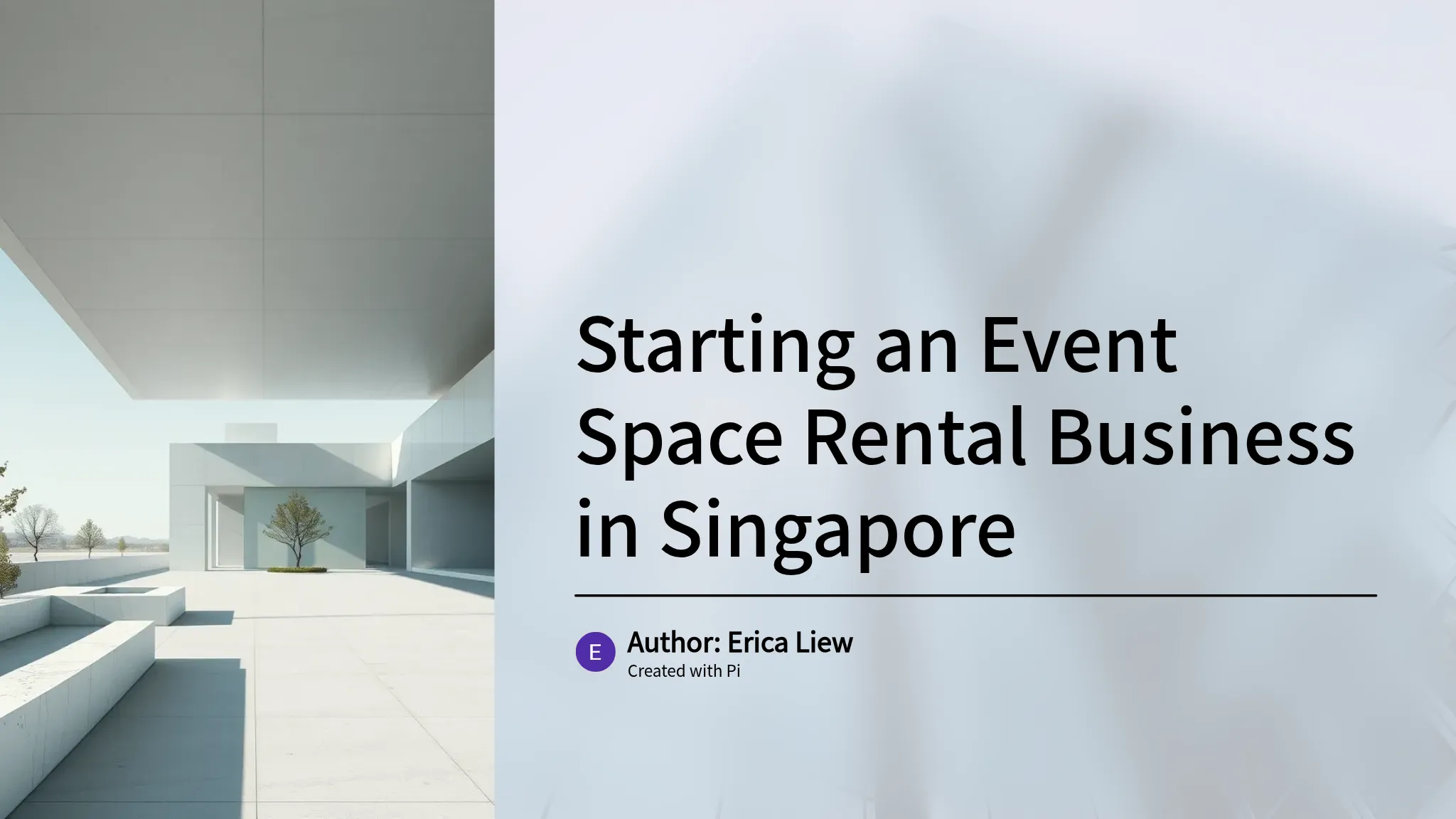 Space Renta Starting an Event Space Renta...