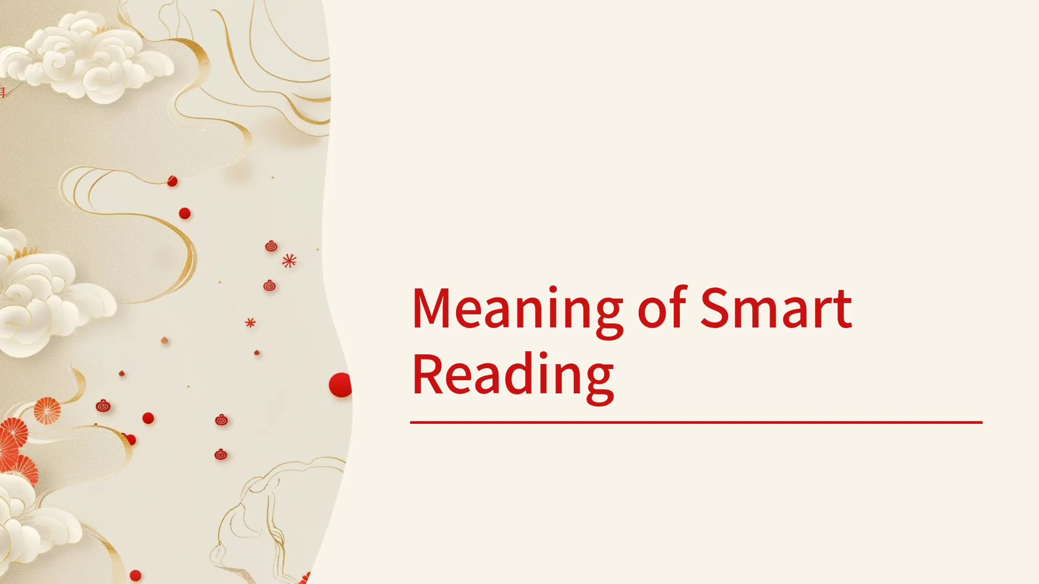 Meaning of Smart Reading