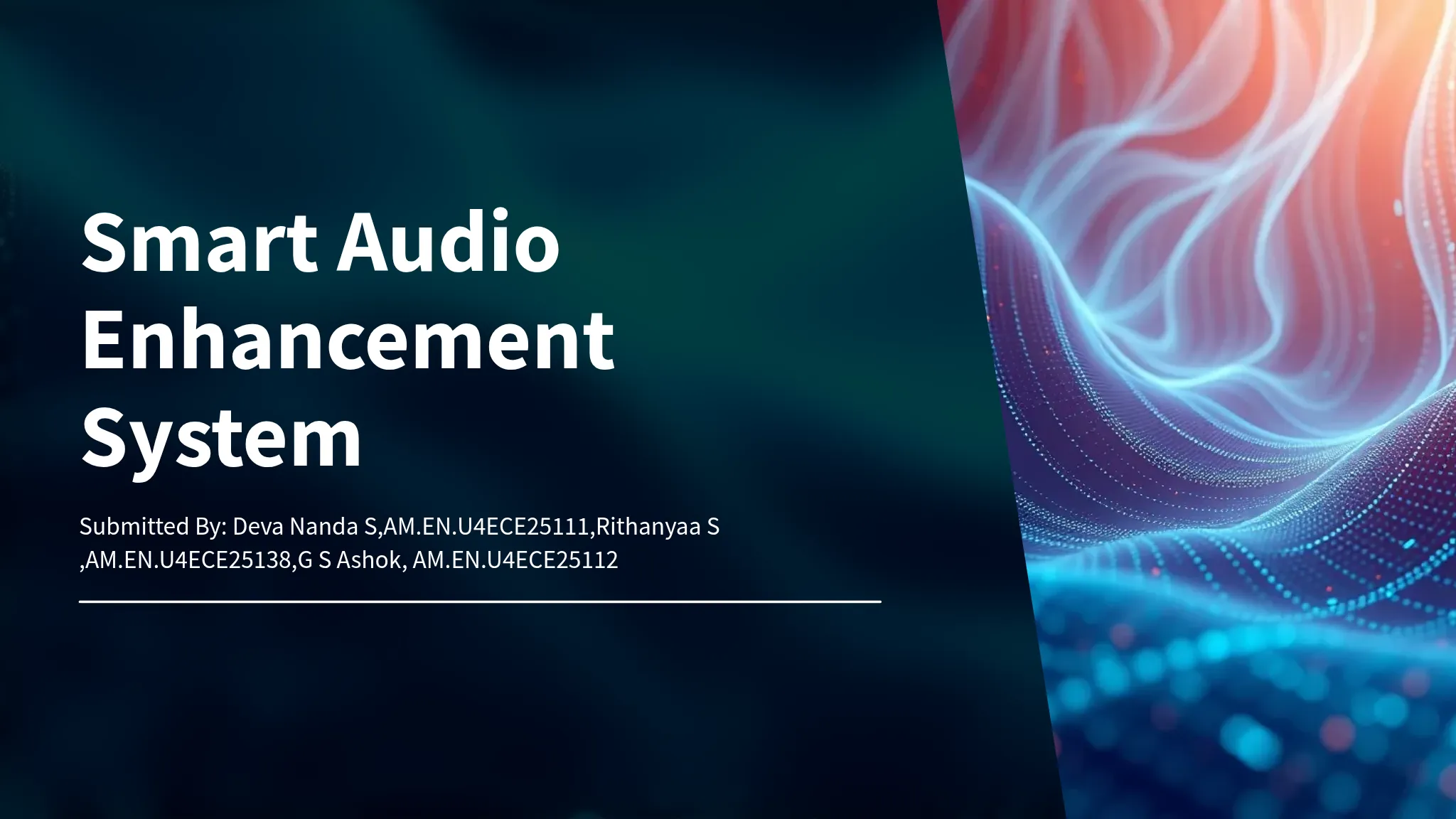 Smart Audio Enhancement System