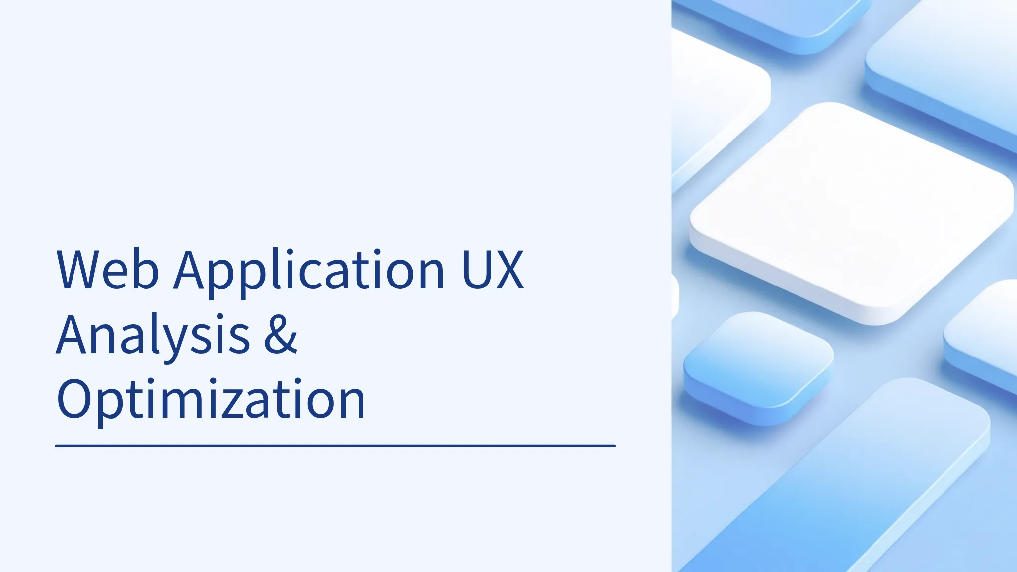 Web Application UX Analysis