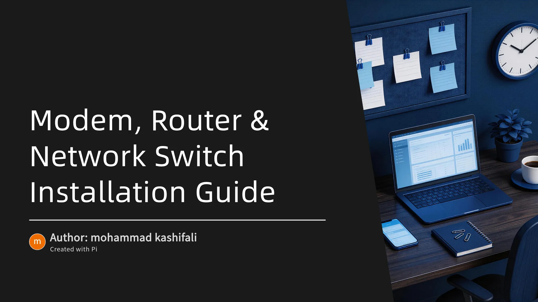 Installing Network Switch Modem, Router & Network Switc...
