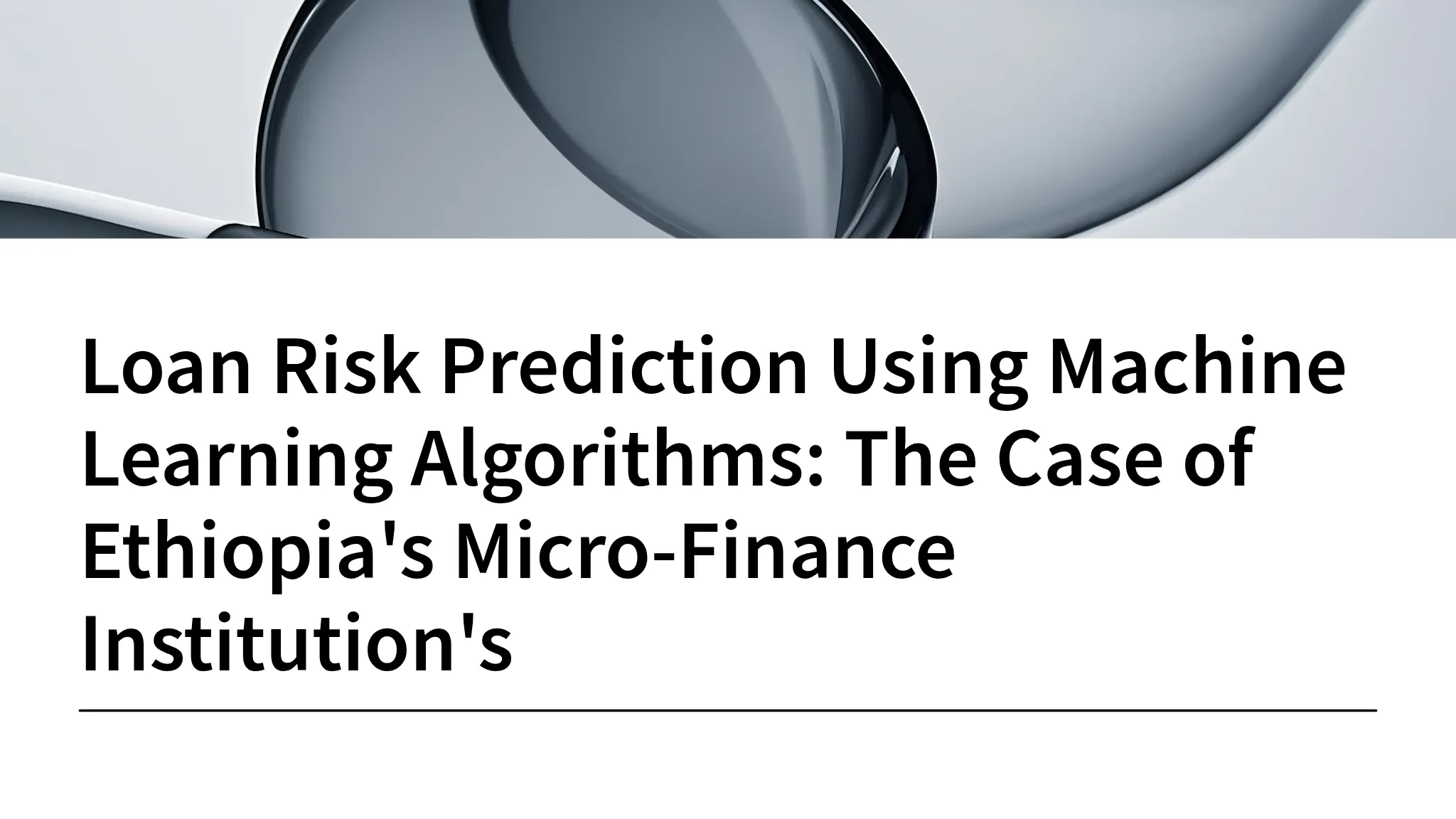 Loan Risk Prediction Using Machine Learning Algorithms: The C...