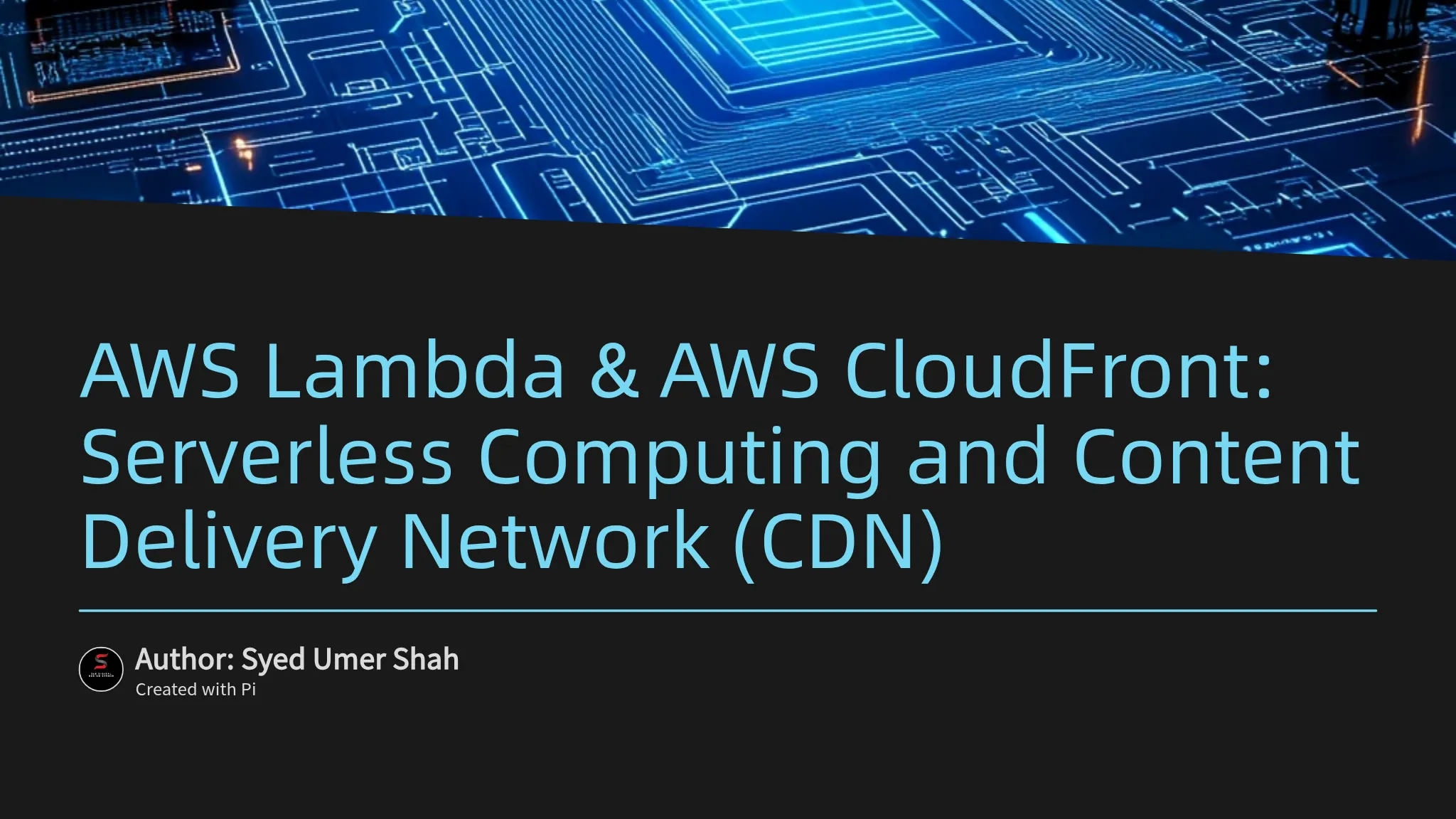 AWS Lambda & AWS CloudFront: Serverless Computing and Content...
