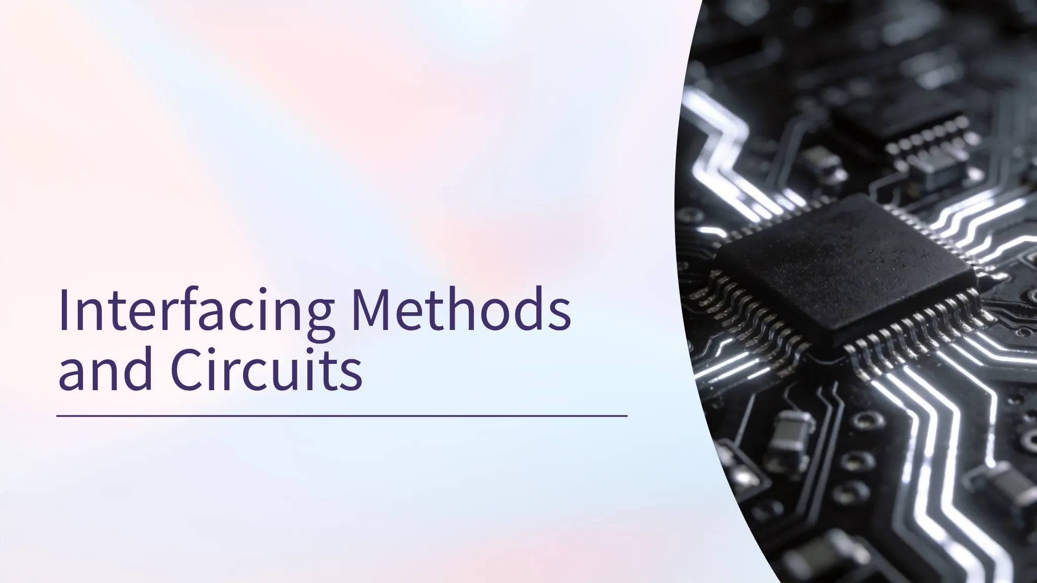 Interfacing Methods and Circuits