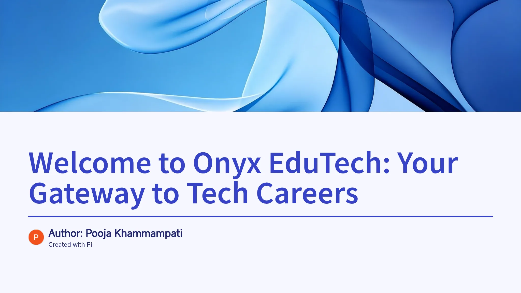 Welcome to Onyx EduTech: Your Gateway to Tech Careers