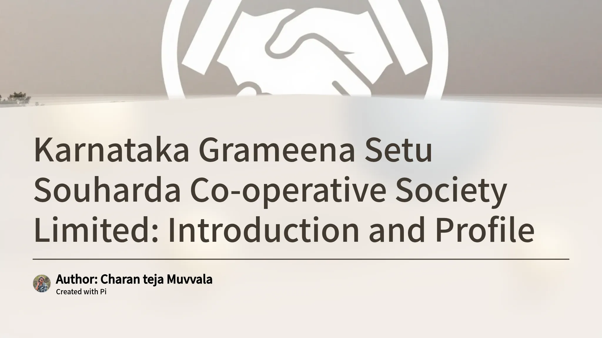 Scouha Rda Karnataka Grameena Setu Souharda Co-operative Society Limited...
